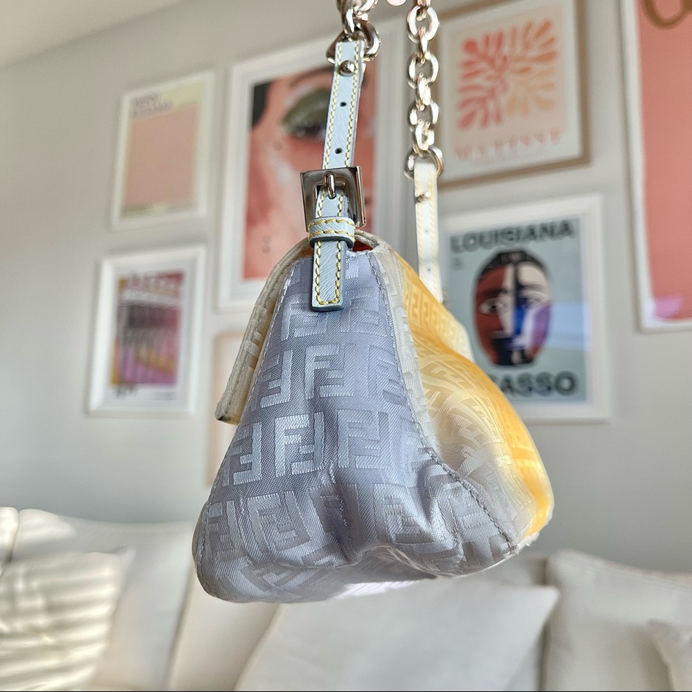 Vintage Fendi Zucchino Ombré Mamma Baguette - Picture 6 of 9